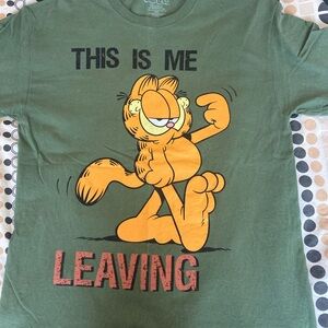 Casual Green Graphic Tee